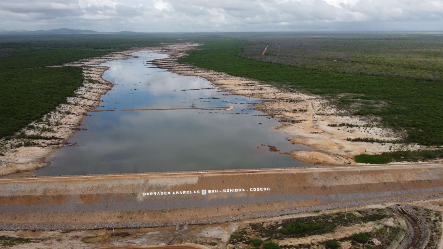 Inaugurada, Barragem Amarelas vai beneficiar Beberibe e Fortim