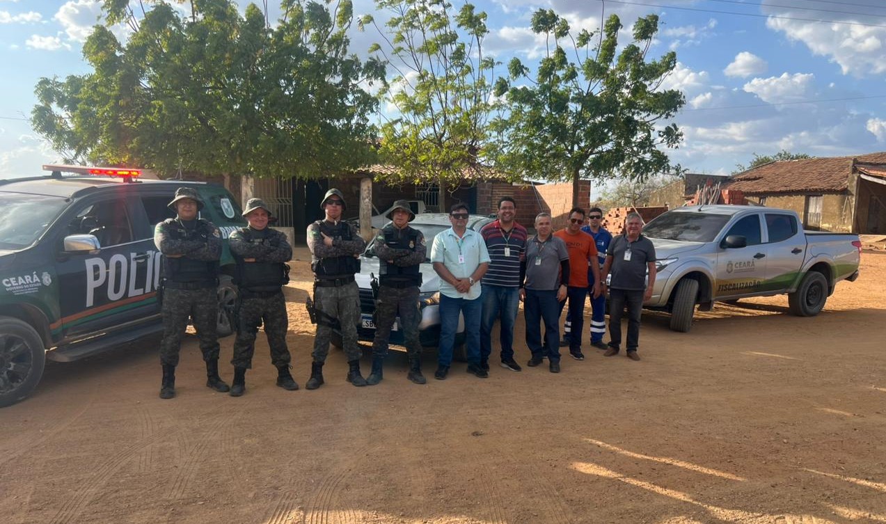 Fiscalização no Vale do Jaguaribe reforça uso regular de fontes de captação