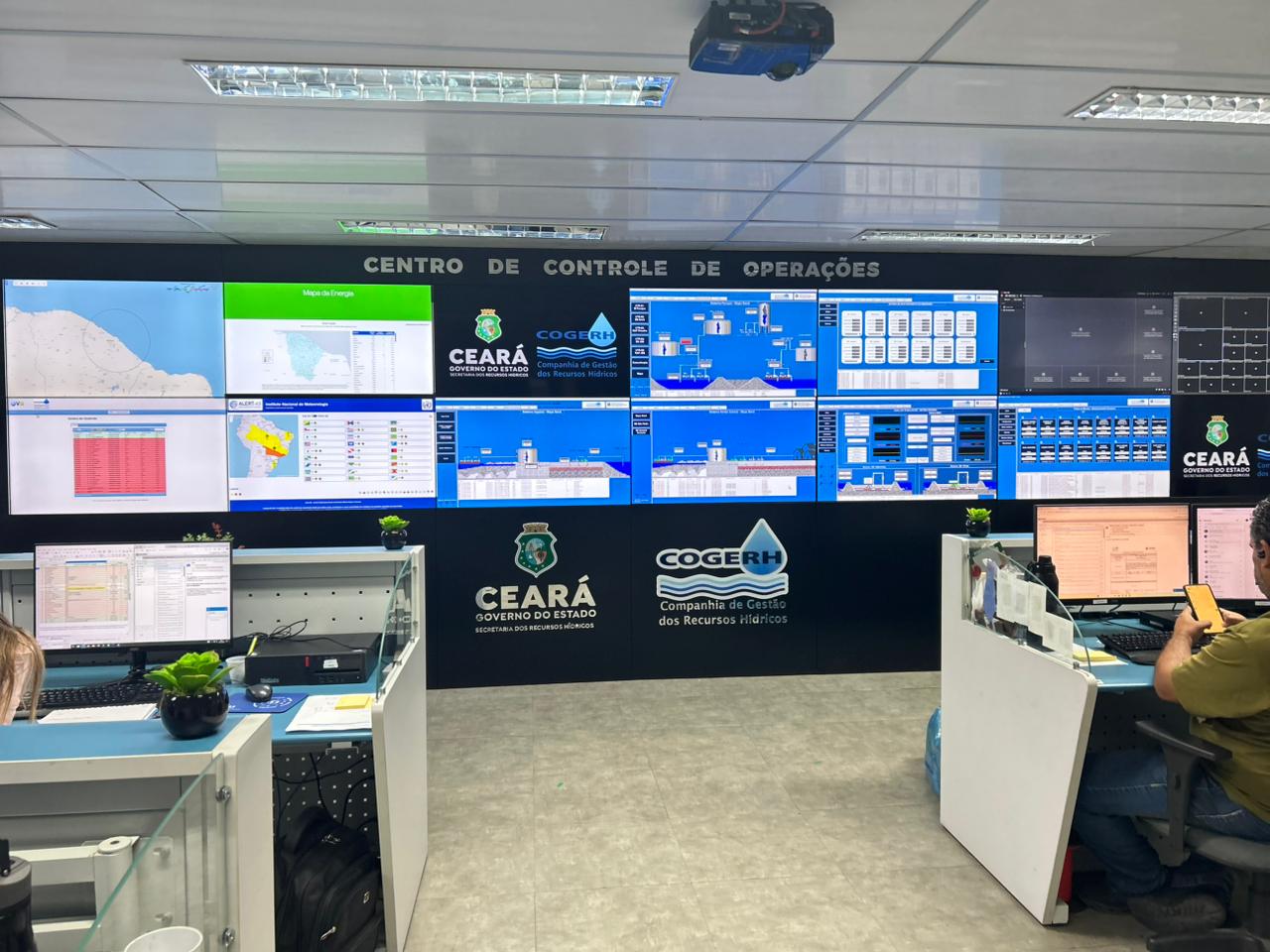 Novo Centro de Controle de Operações da Cogerh fortalece a modernização da gestão hídrica no Ceará