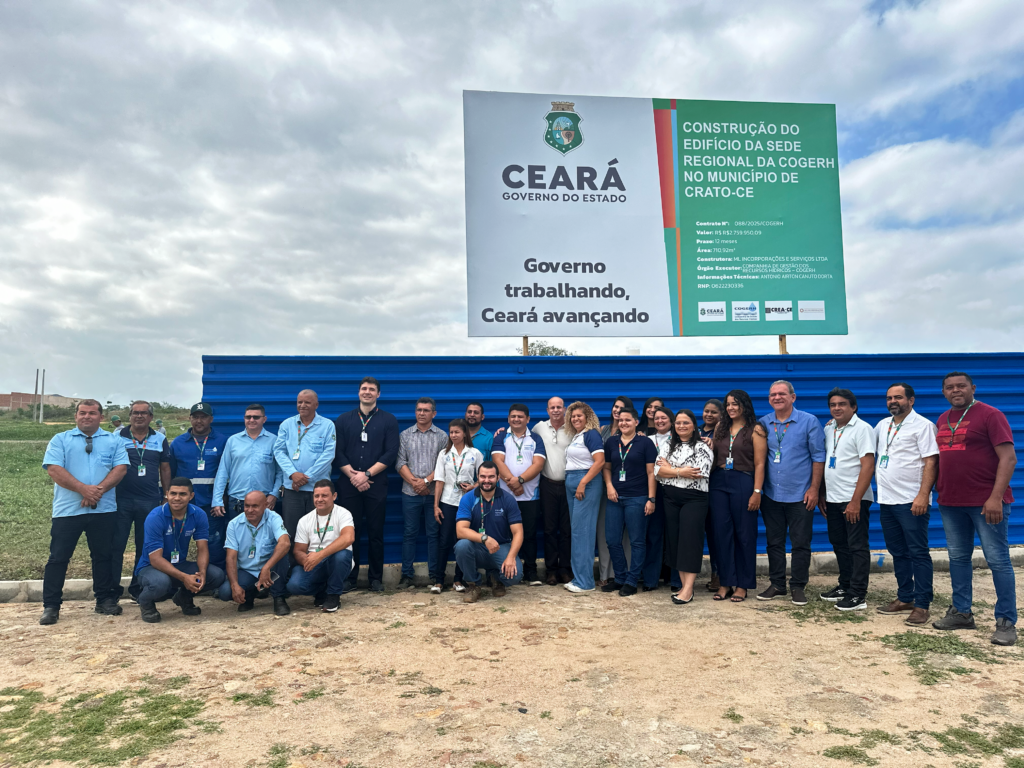 Cogerh e SRH assinam ordem de serviço para construção da nova sede regional da Companhia no Crato