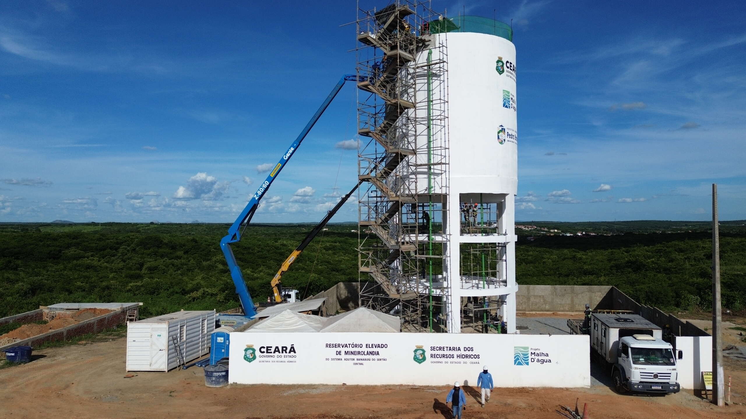 Com seis meses de antecedência, SRH entrega Estação Elevatória do Malha D’água em Pedra Branca